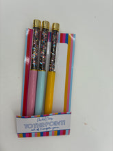 Load image into Gallery viewer, Confetti Filled Ballpoint Pen Set