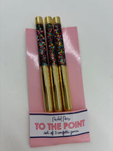 Load image into Gallery viewer, Confetti Filled Ballpoint Pen Set